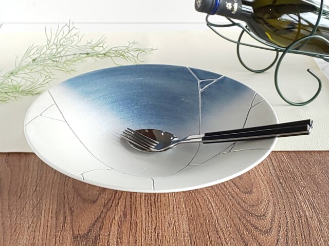 氷裂紋平鉢